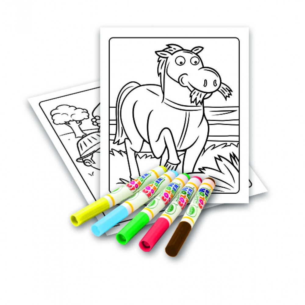 Crayola Color Wonder Set Animal Friends - 4 Markers