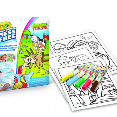 OOLY On Safari Carry Along Crayon & Coloring Book Kit, 10ct