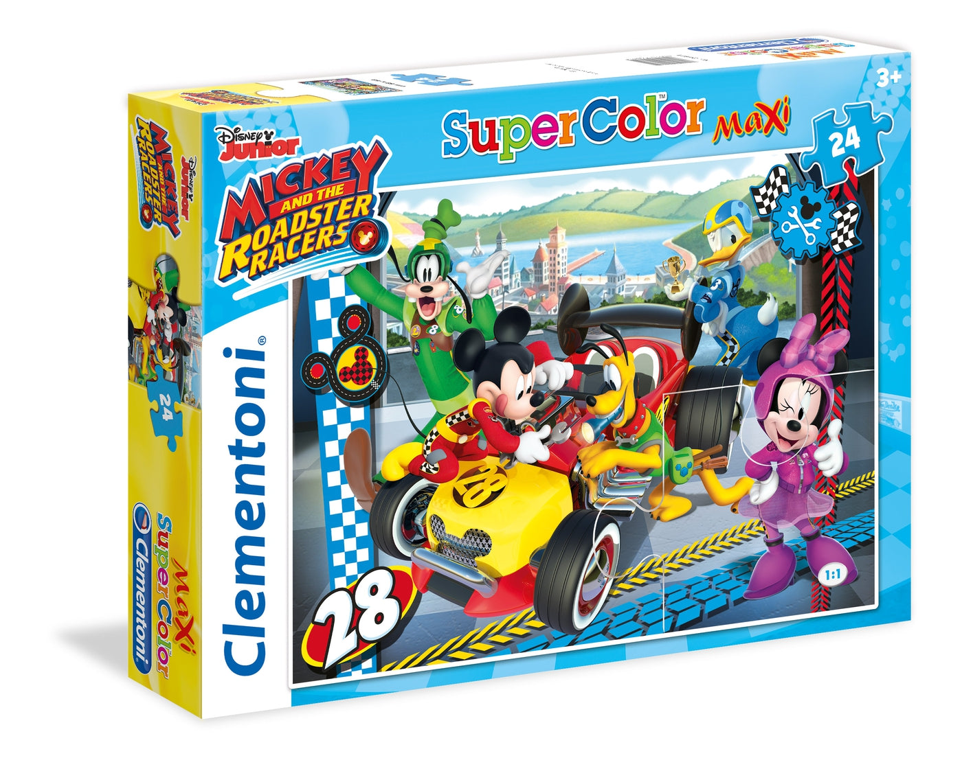 Clementoni - Pzl 24 Maxi Mickey & The Roadster Racers