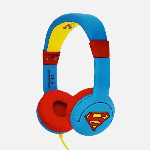 Super Man On Ear Headphone Man Of Steel