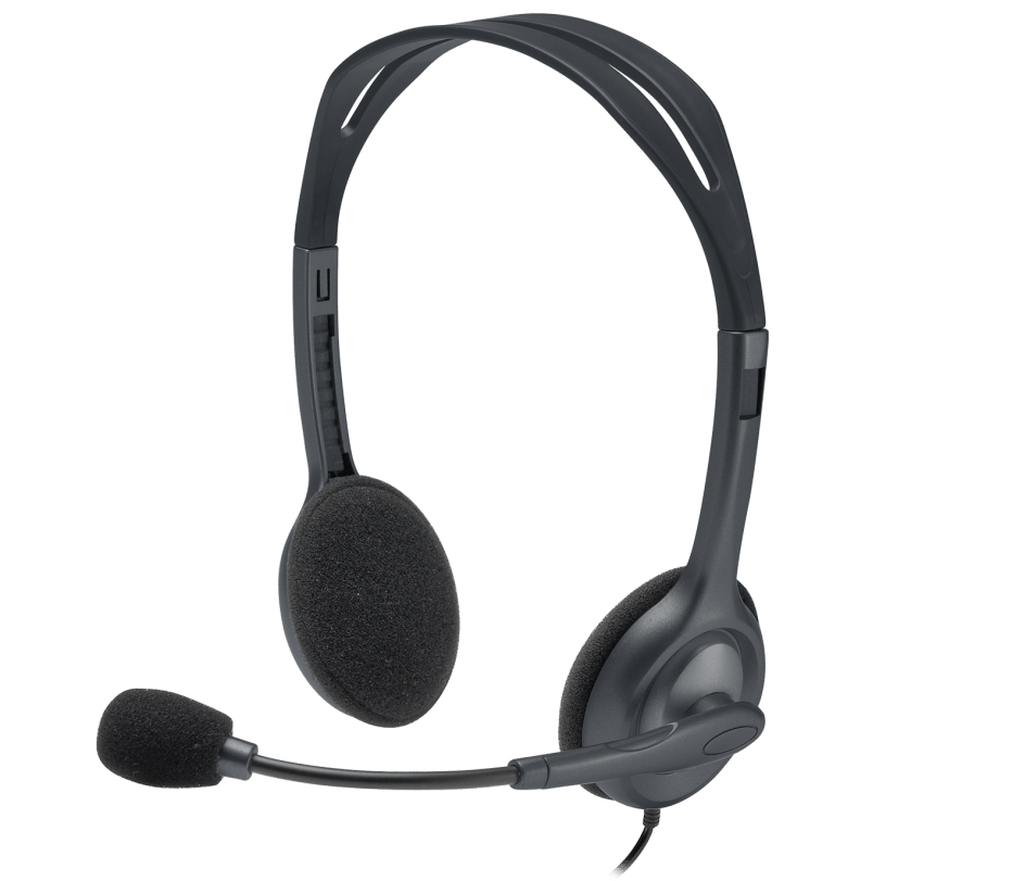 Logitech Stereo Headset H111 Analog One Plug