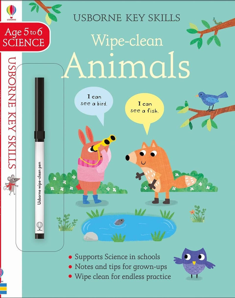 Key Skills Wipe-Clean Animals 5-6