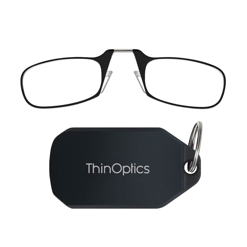 ThinOptics Black Keychain Readers Glasses
