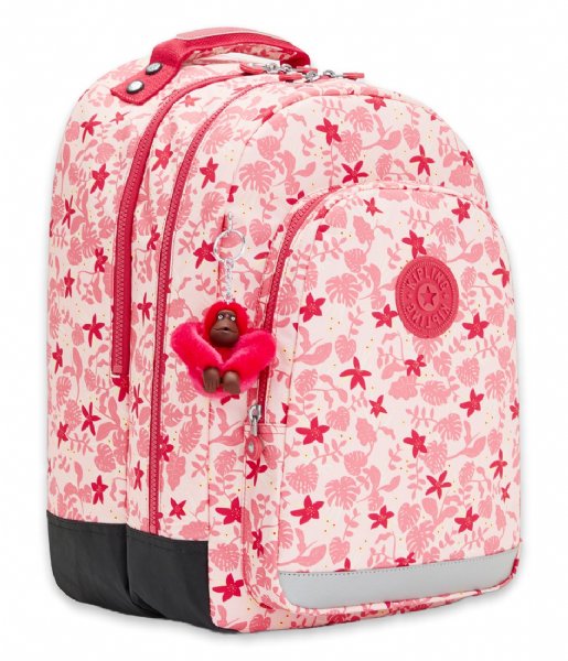 Kipling Class Room Pink Leaves One Size