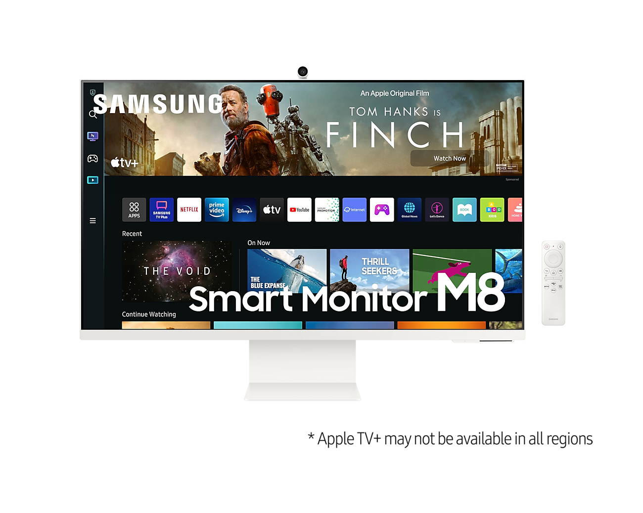 Samsung Smart Monitor M8 32 Inch UHD HDR W Wireless Remote