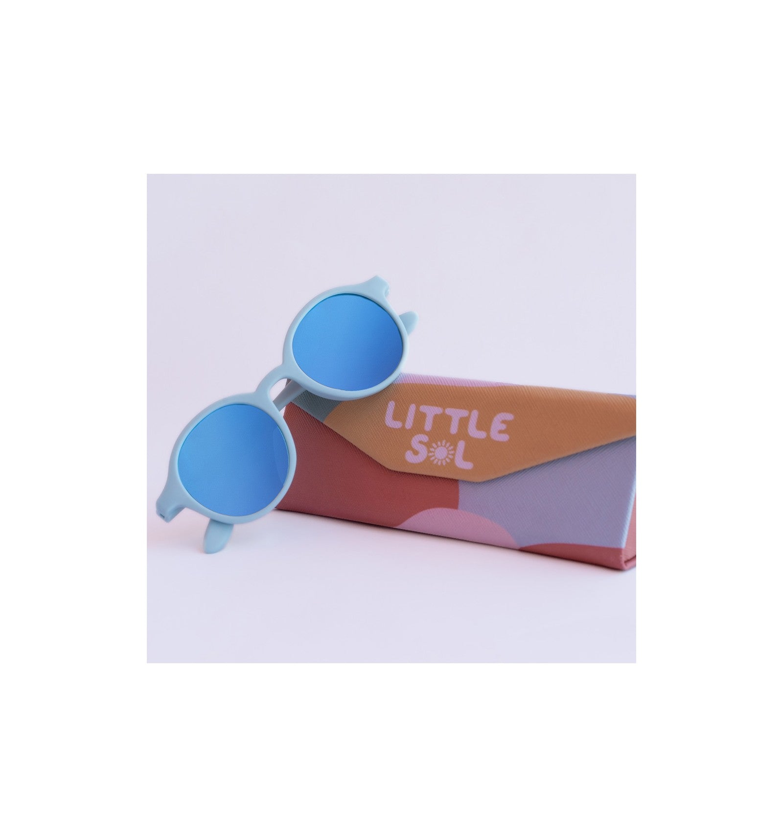Little Sol Plus Baby Blue Mirrored