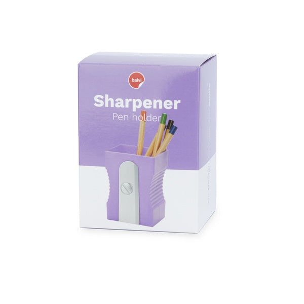 Balvi Pen Holder Sharpener Mauve Plastic