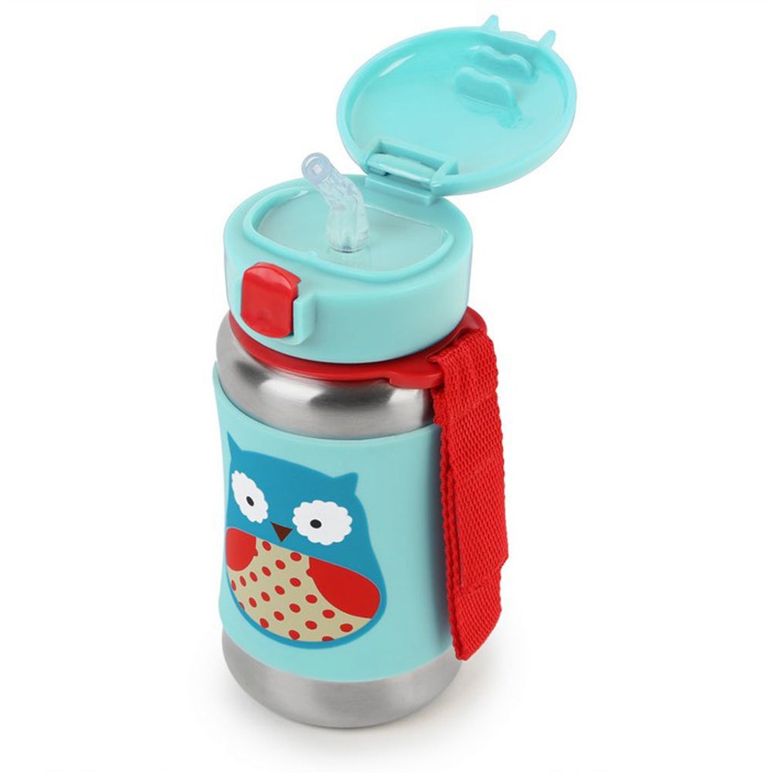 Skiphop Straw Bottle - Owl