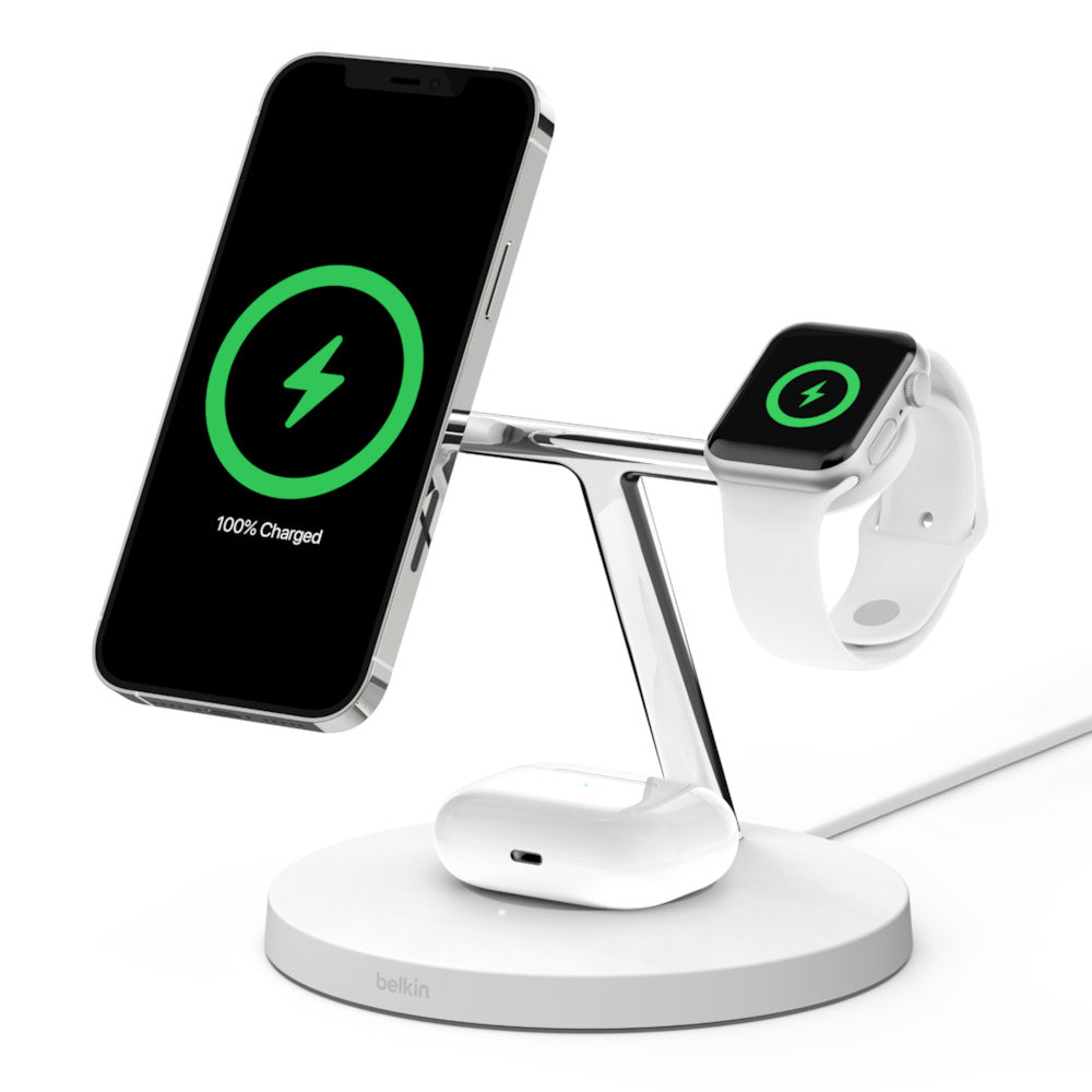 Belkin 3-in-1 Wireless Charger with MagSafe 15W